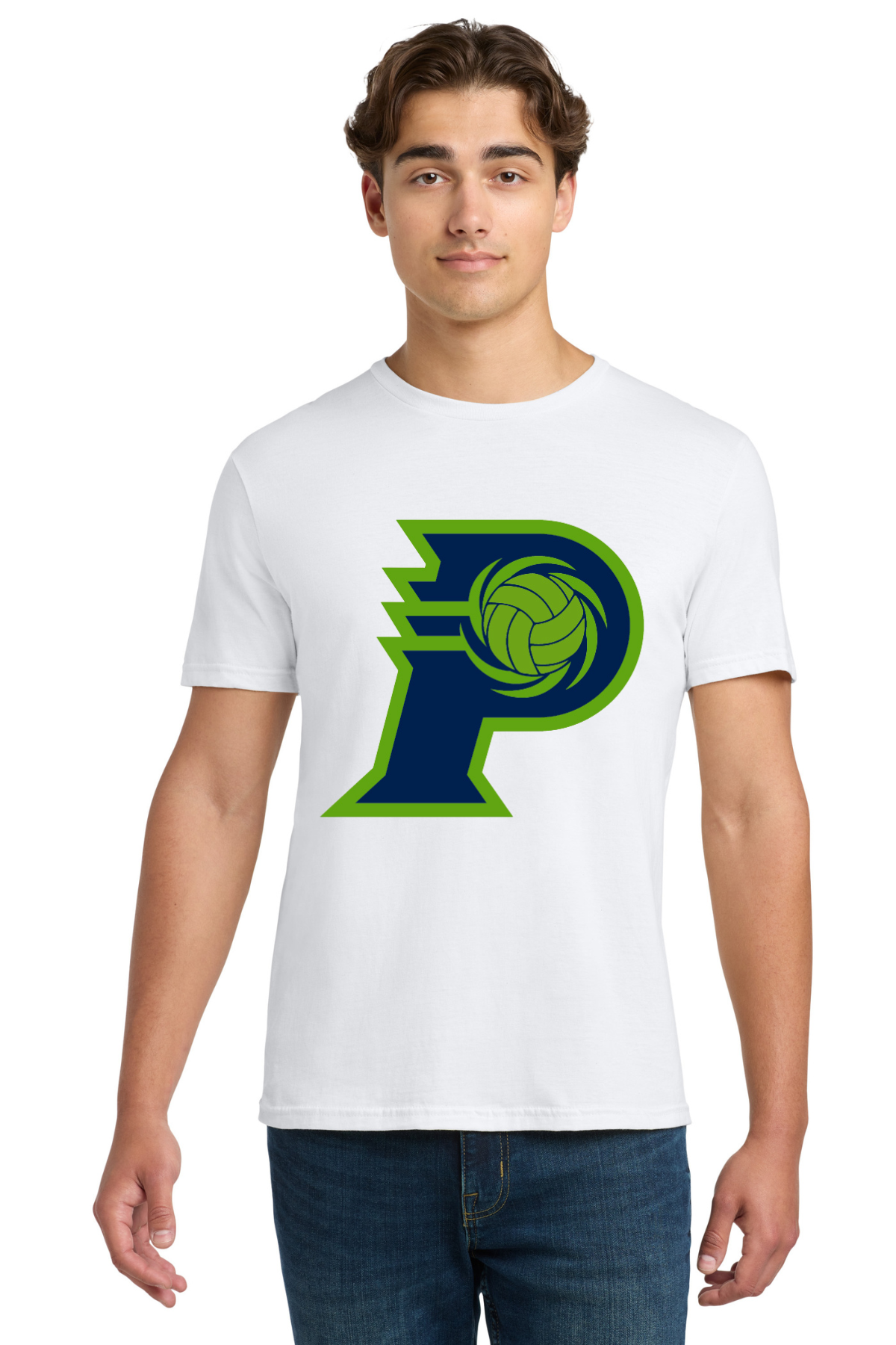Prairieville High School Volleyball Softstyle Tee - P Design