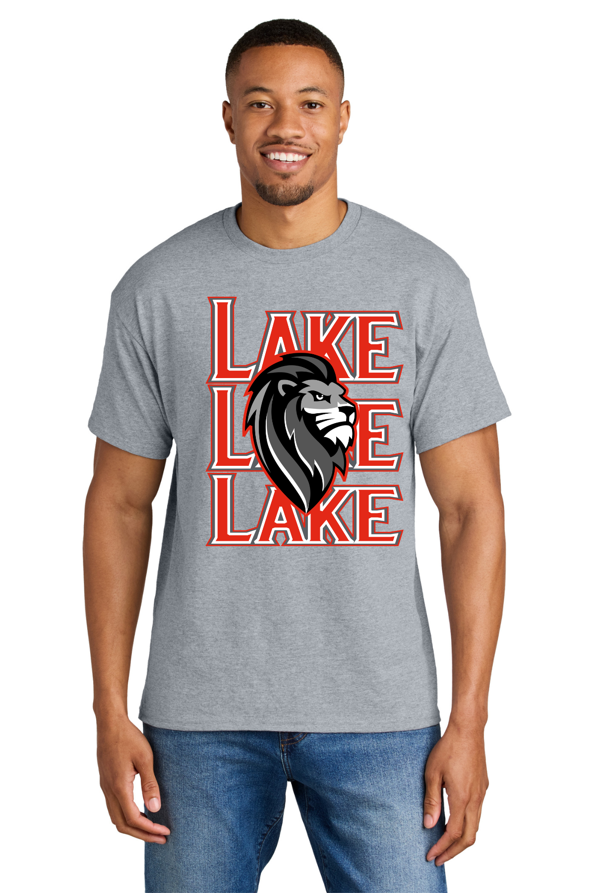 Lake Middle Sport Grey 6th grade T Shirt
