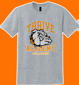 Thrive Bulldog Mascot T shirt