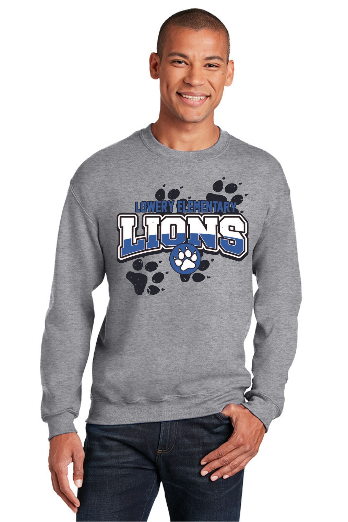 Lowery Elementary Sport Grey Crewneck Sweatshirt