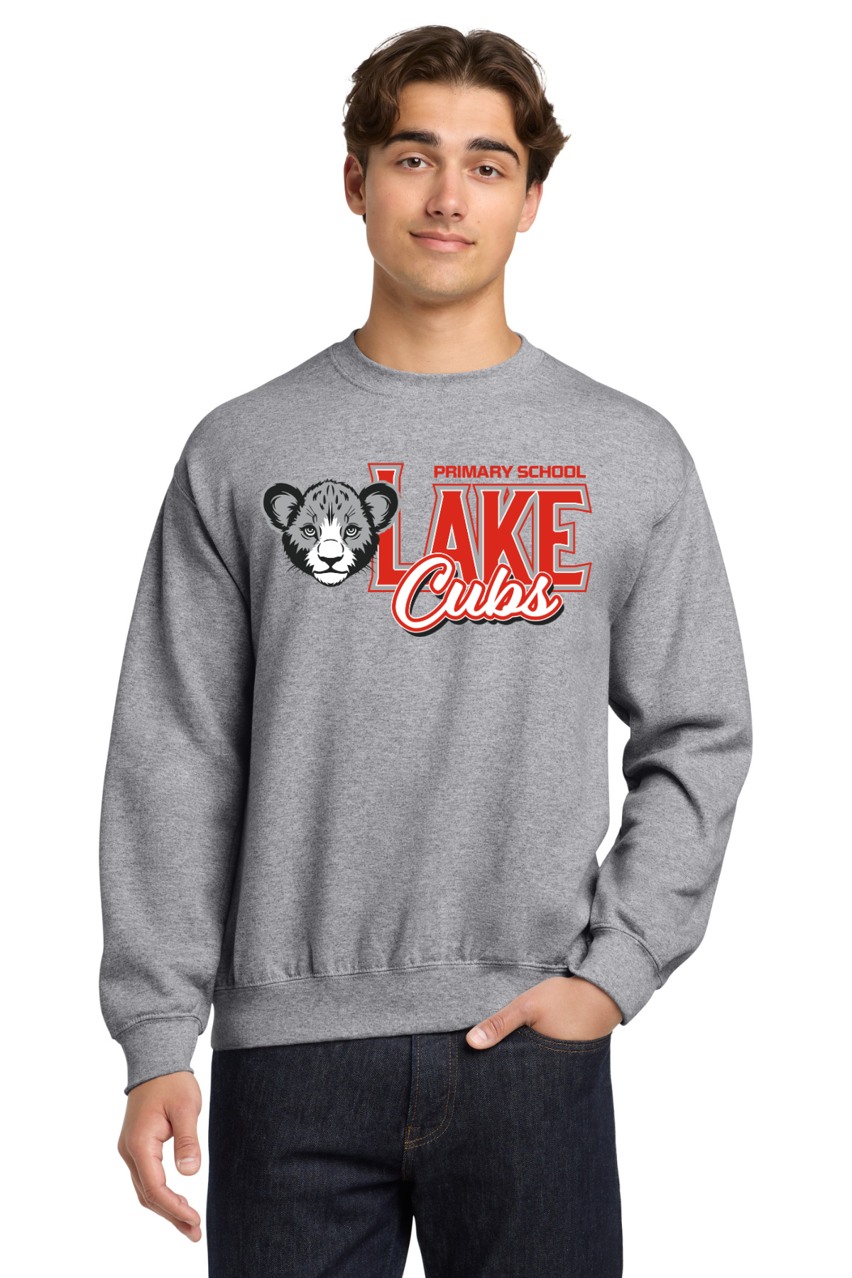 Lake Primary Sport Grey Crewneck Sweatshirt