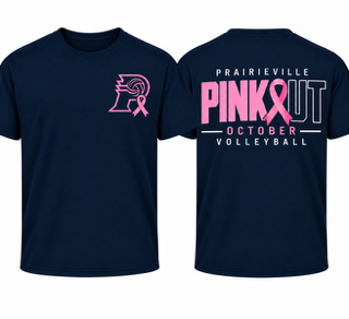 Prairieville High School Volleyball Softstyle Tee - Breast Cancer Awareness shirts (Presales until 9/23)