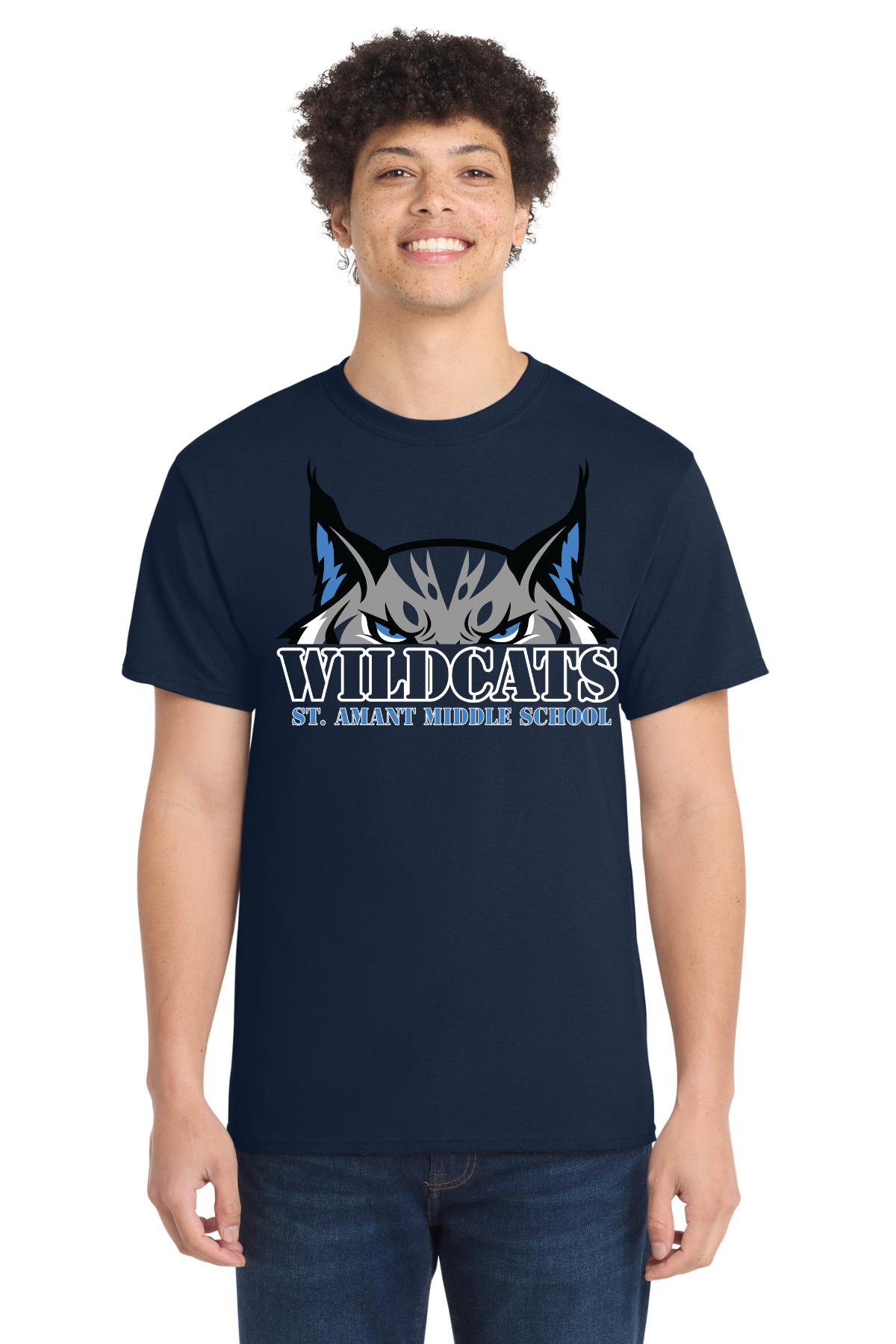 St Amant Middle Navy Spirit Shirt