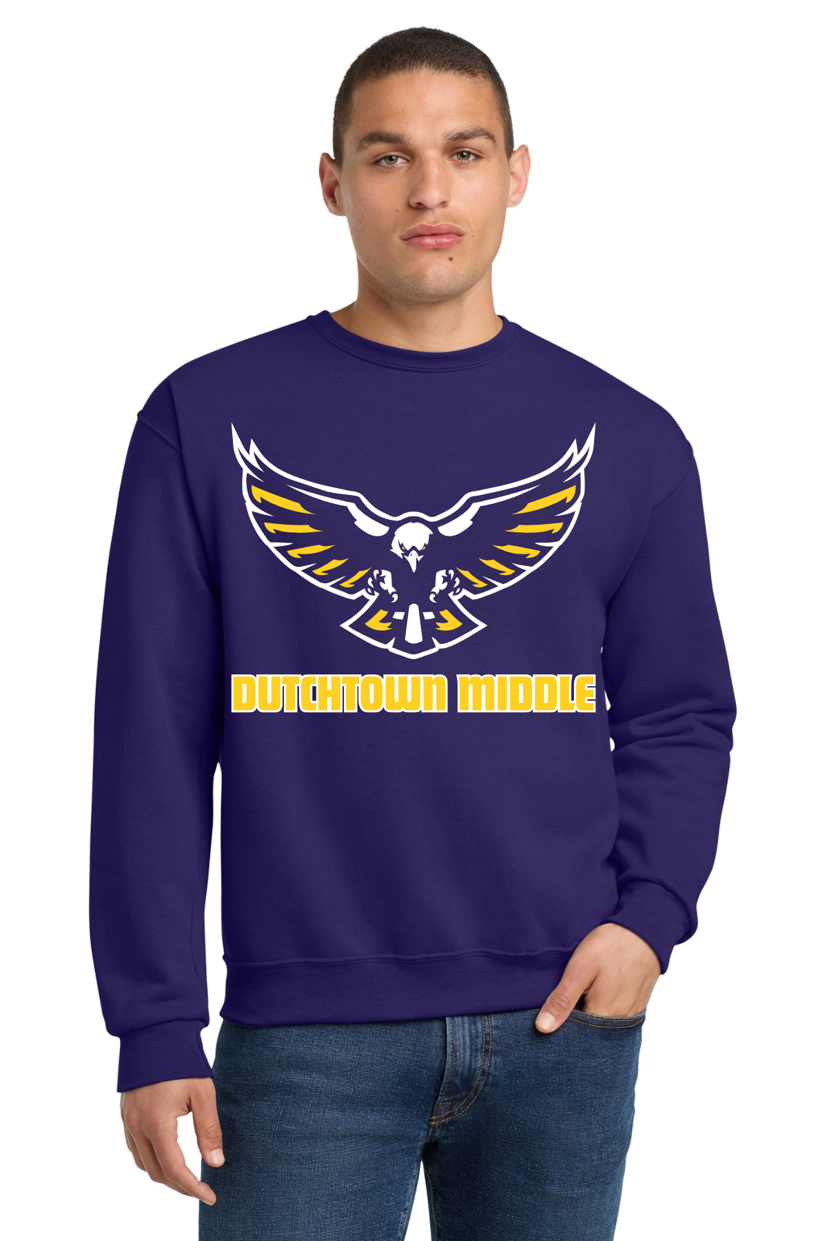 Dutchtown Middle Crewneck Sweatshirt - Purple