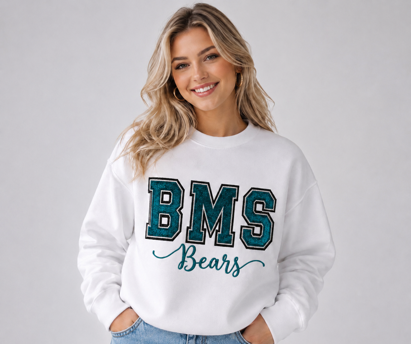 Bluff Middle Applique Crewneck (BMS)
