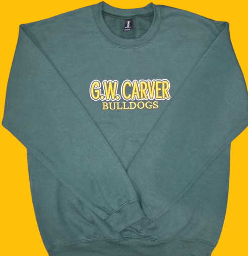 GW Carver Puff Embroidered Crewneck