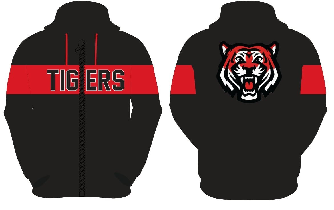 Donaldsonville High Track Suit Full Zip Jacket with Embroidered Logos