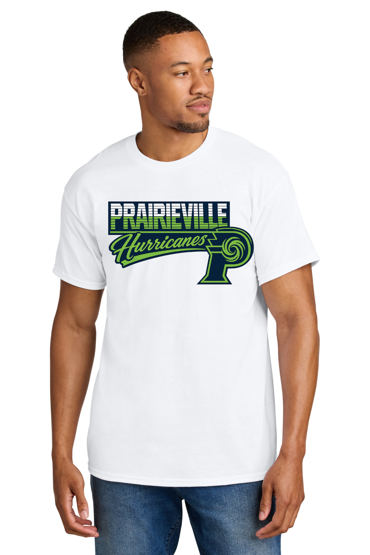 Prairieville High School T Shirt - Hurricanes Design