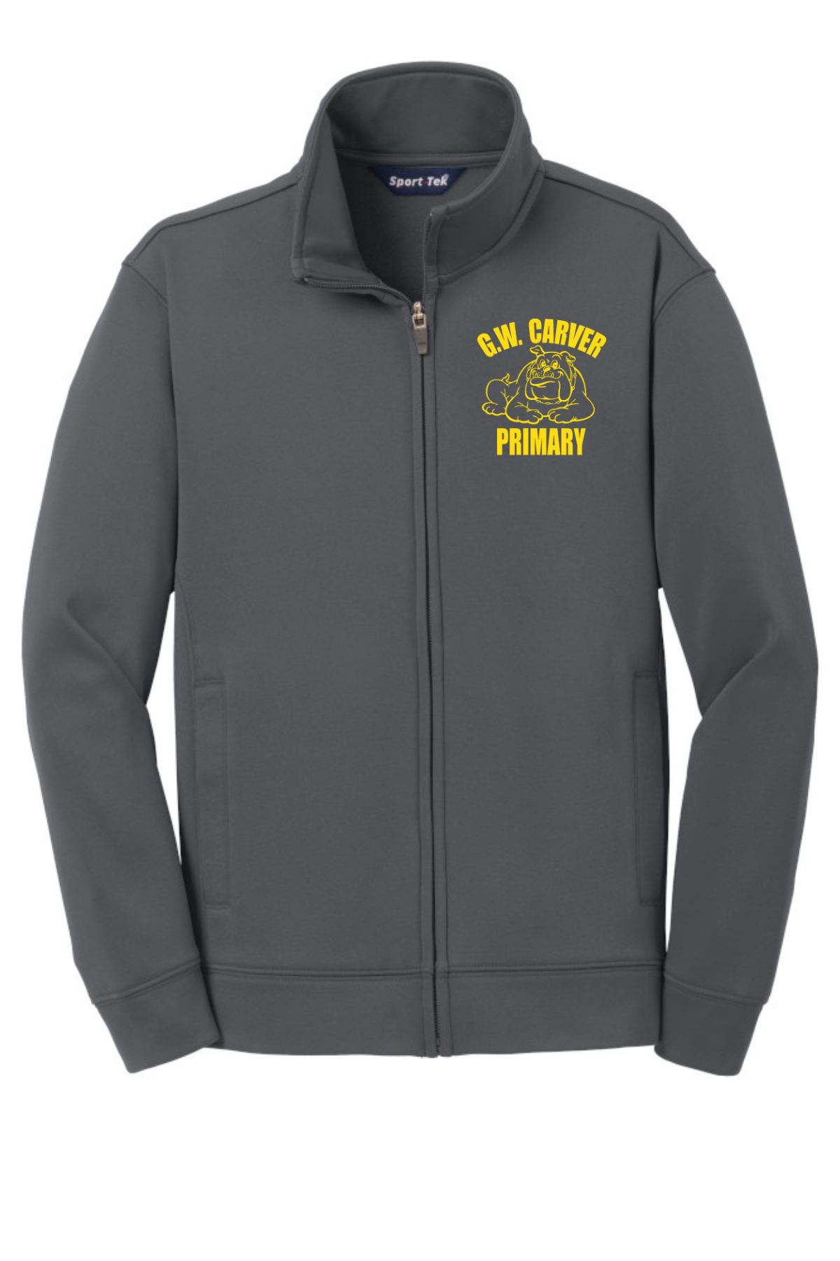 G W Carver Primary Dark Smoke Grey Full Zip Jacket
