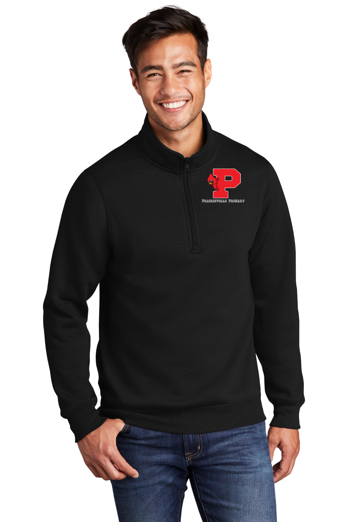 Prairieville Primary Quarter Zip Pullover - Black