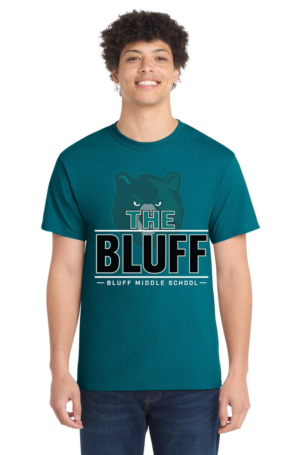 Bluff Middle Short Sleeve T Shirt - The Bluff Design