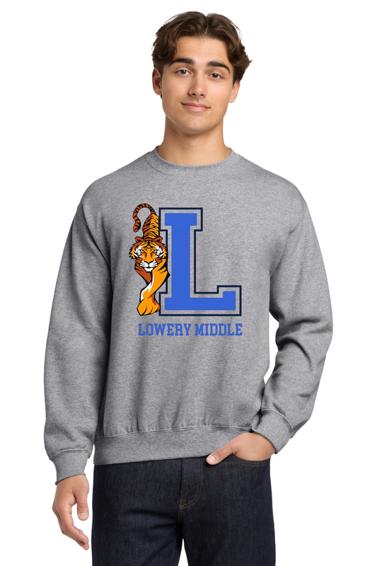 Lowery Middle Grey Crewneck Sweatshirt
