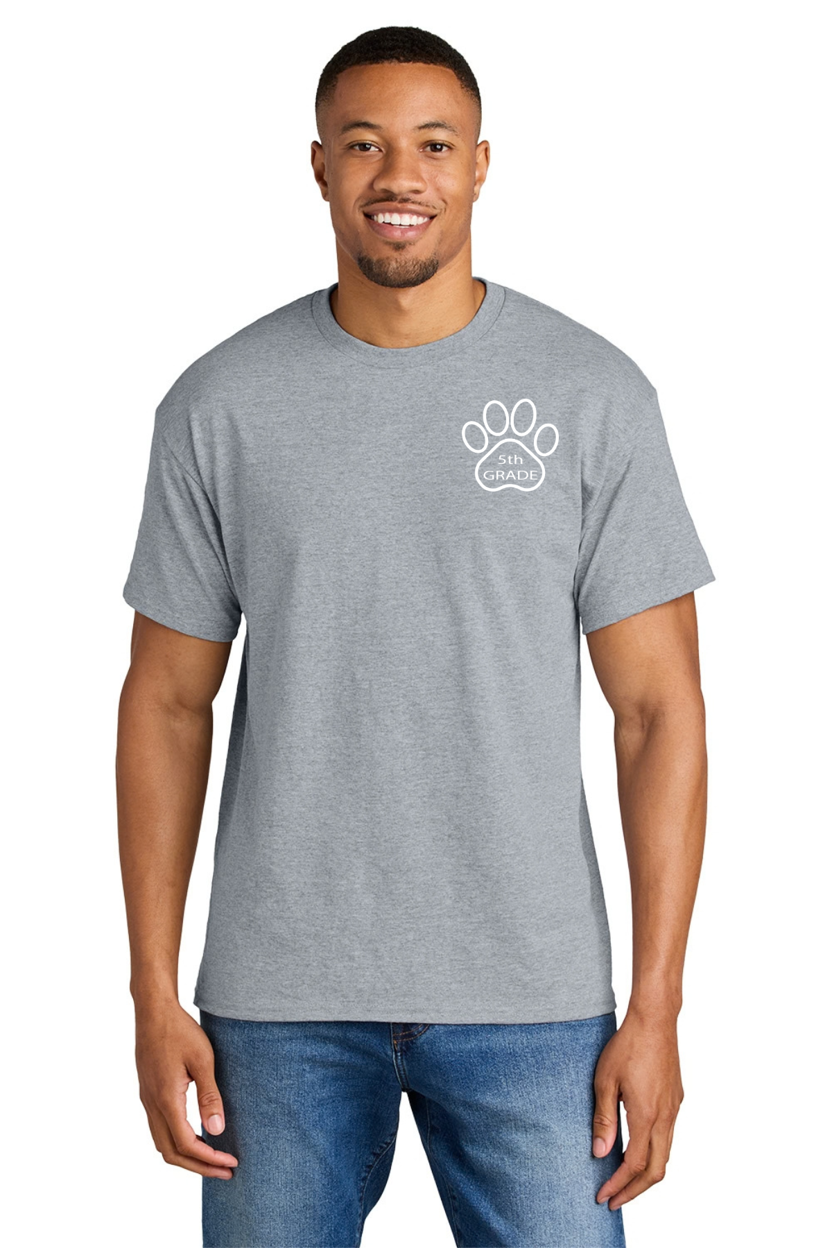 Gonzales Primary Fifth Grade Class Shirt - Sport Grey (Pre Sales until 10/9)