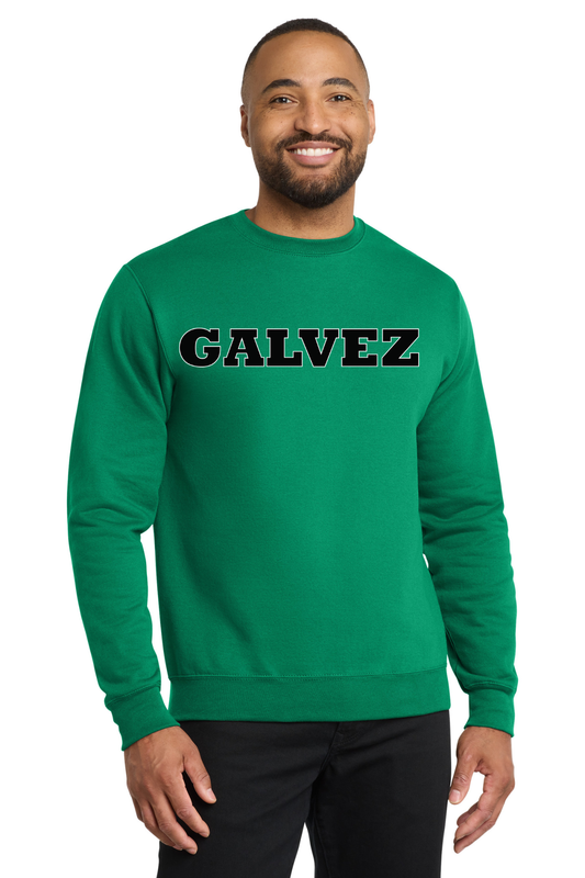 Galvez Middle Crewneck Sweatshirt (GALVEZ) - Kelly