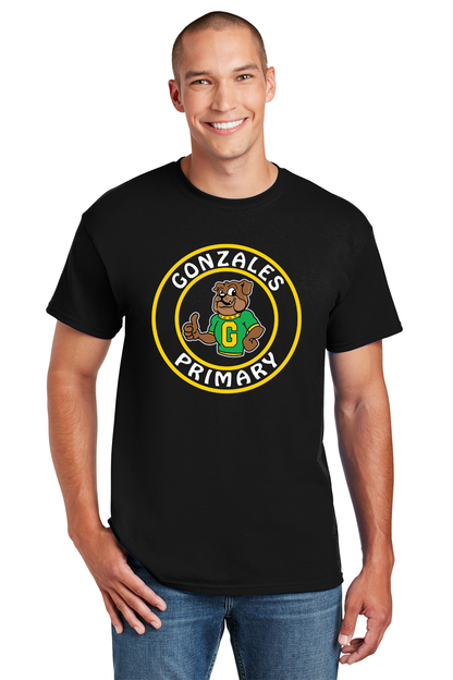 Gonzales Primary Black T Shirt - Full Circle Logo