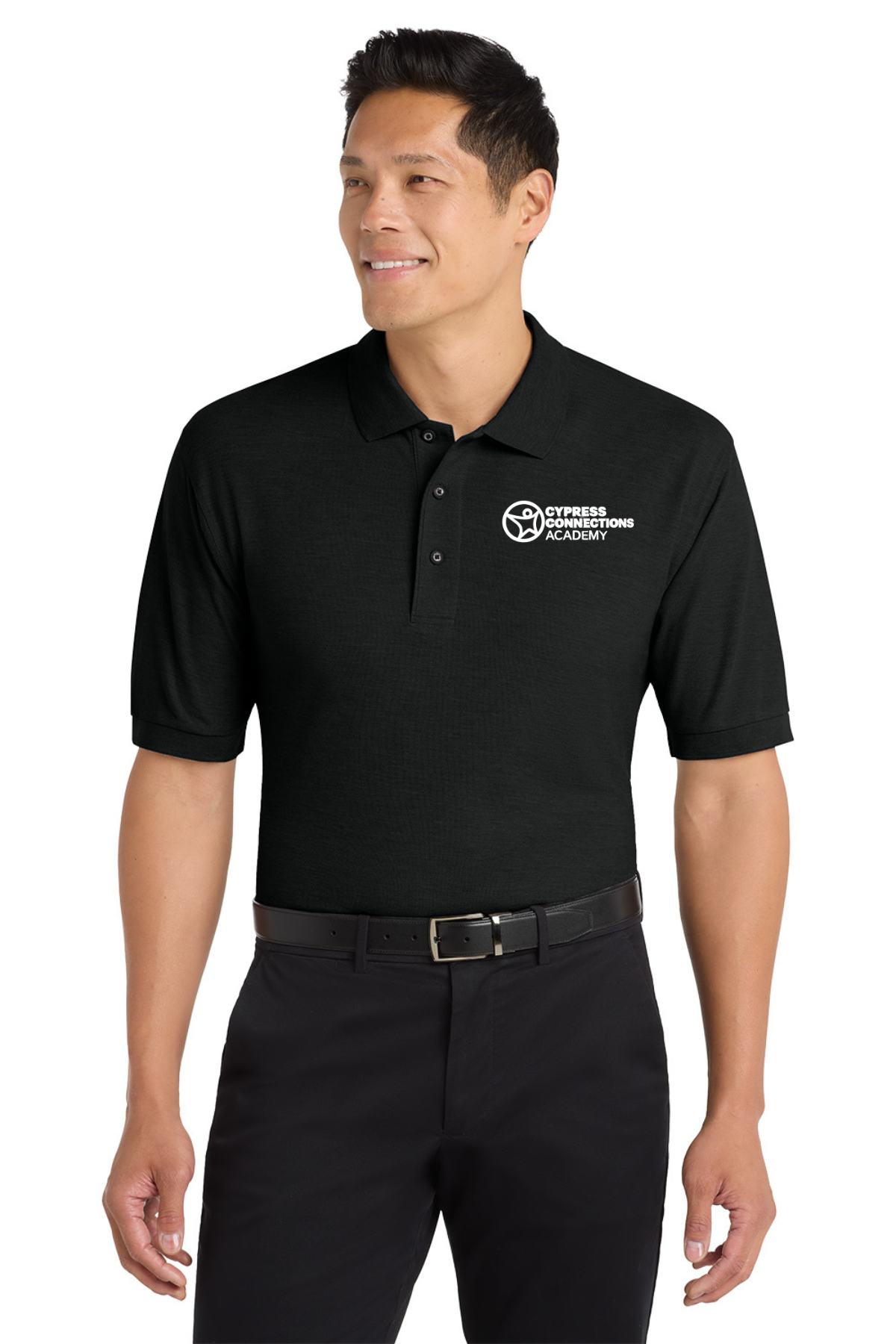 Cypress Connections Academy Men's Silk Touch Polo