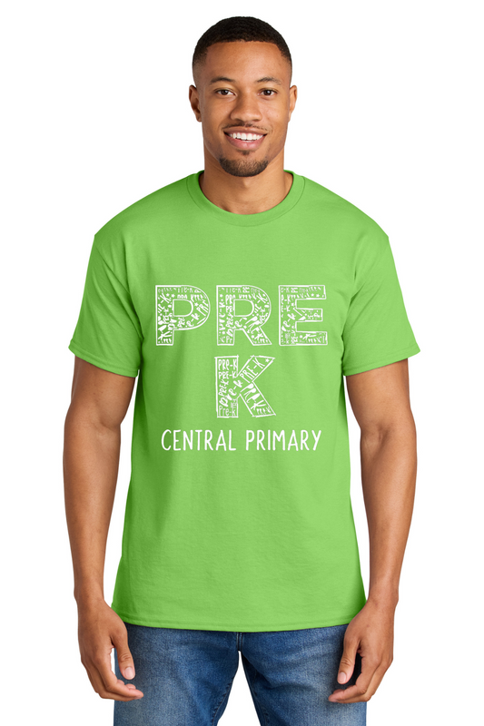 Central Primary Pre K Grade Shirt - Lime
