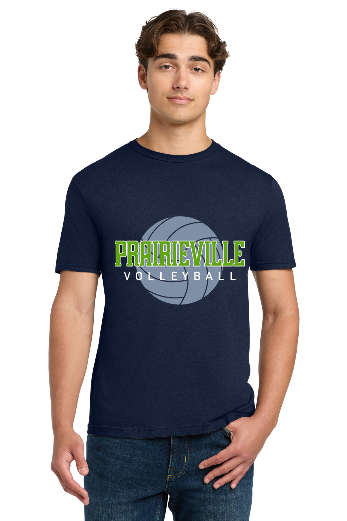 Prairieville High School Volleyball Softstyle Tee - Volleyball Design