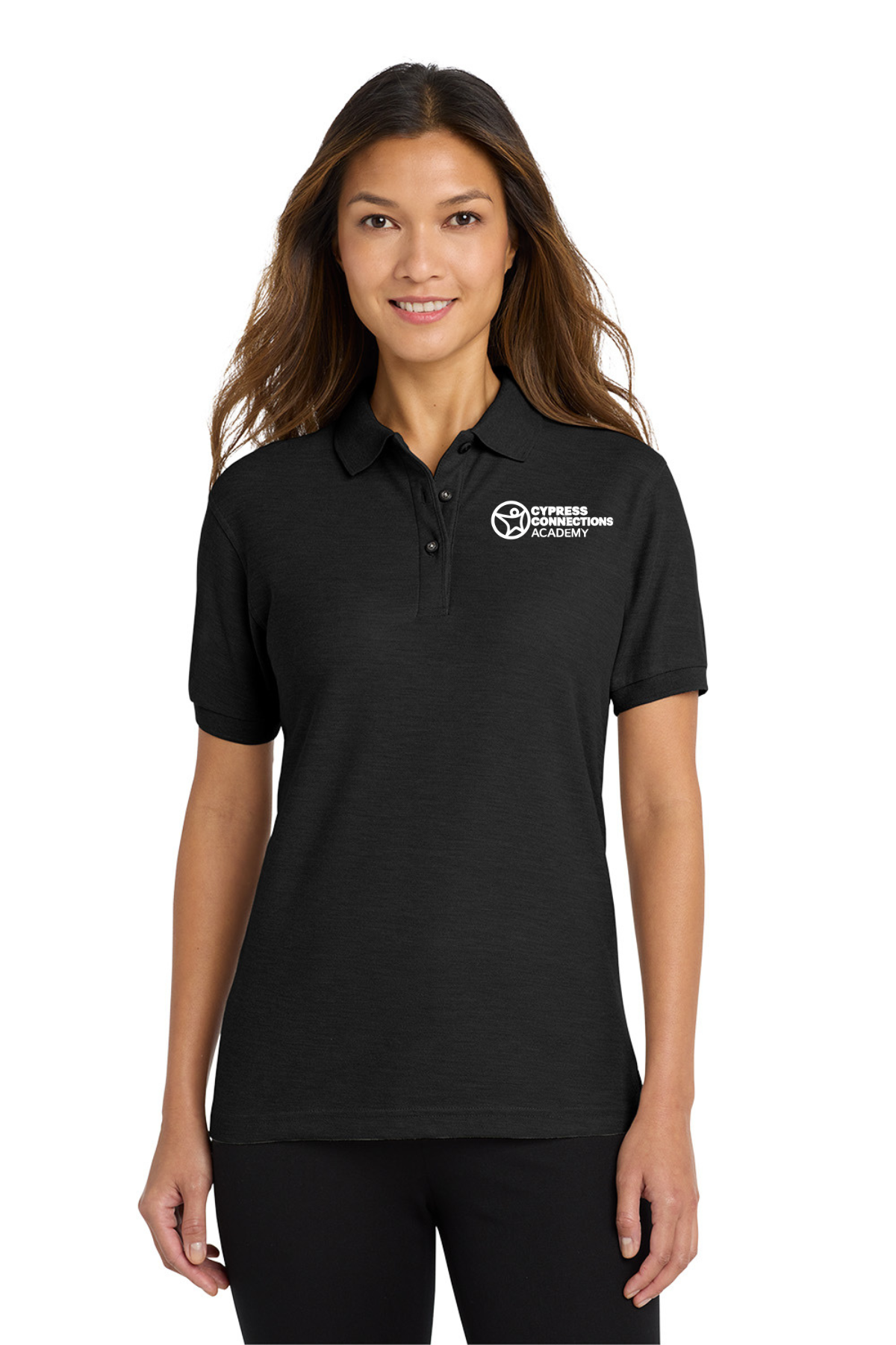Cypress Connections Academy Women's Silk Touch Polo