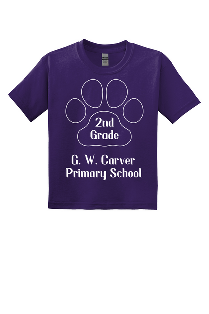 G W Carver Primary Second Grade Class Shirt - Purple