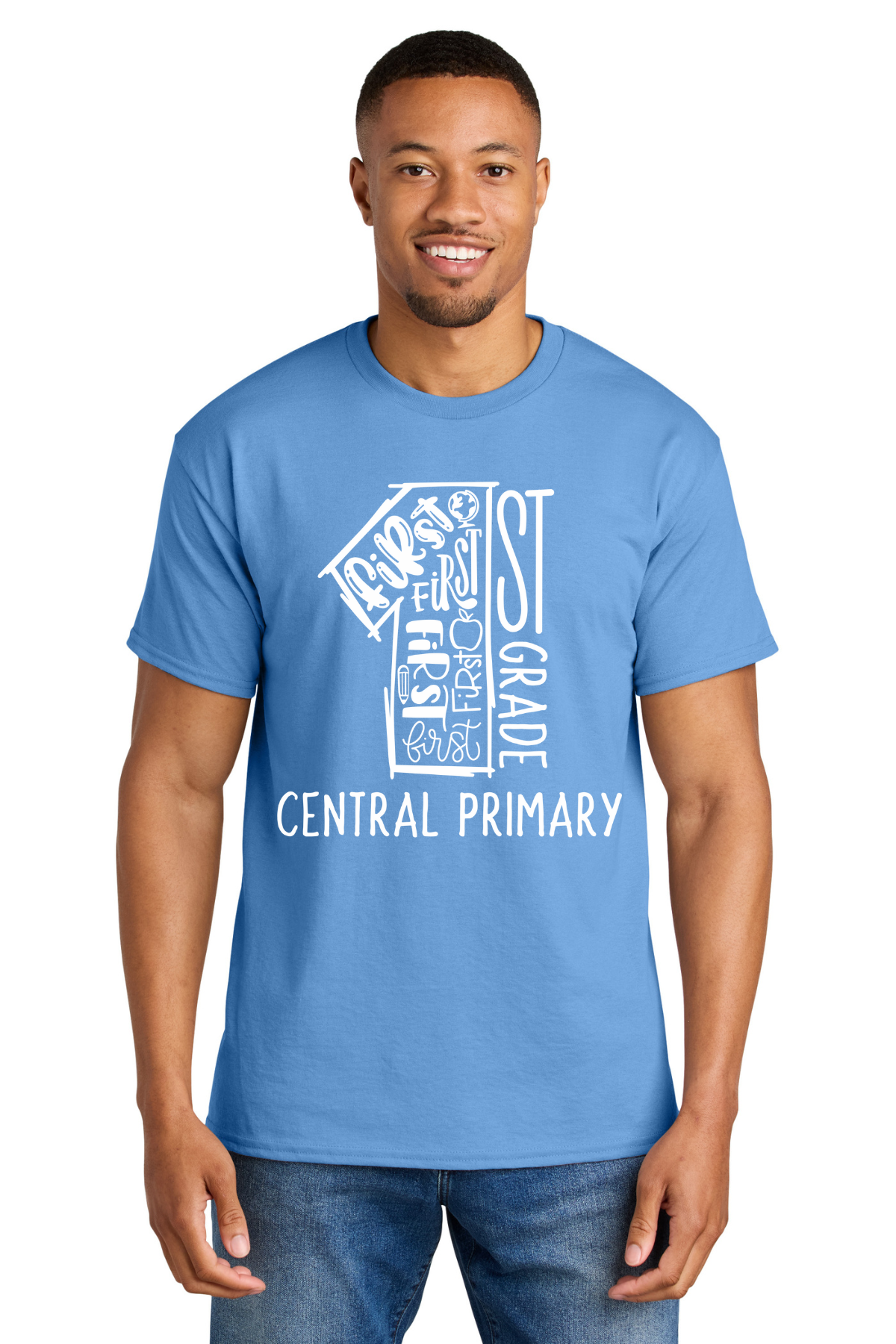 Central Primary 1st Grade Shirt -Carolina Blue