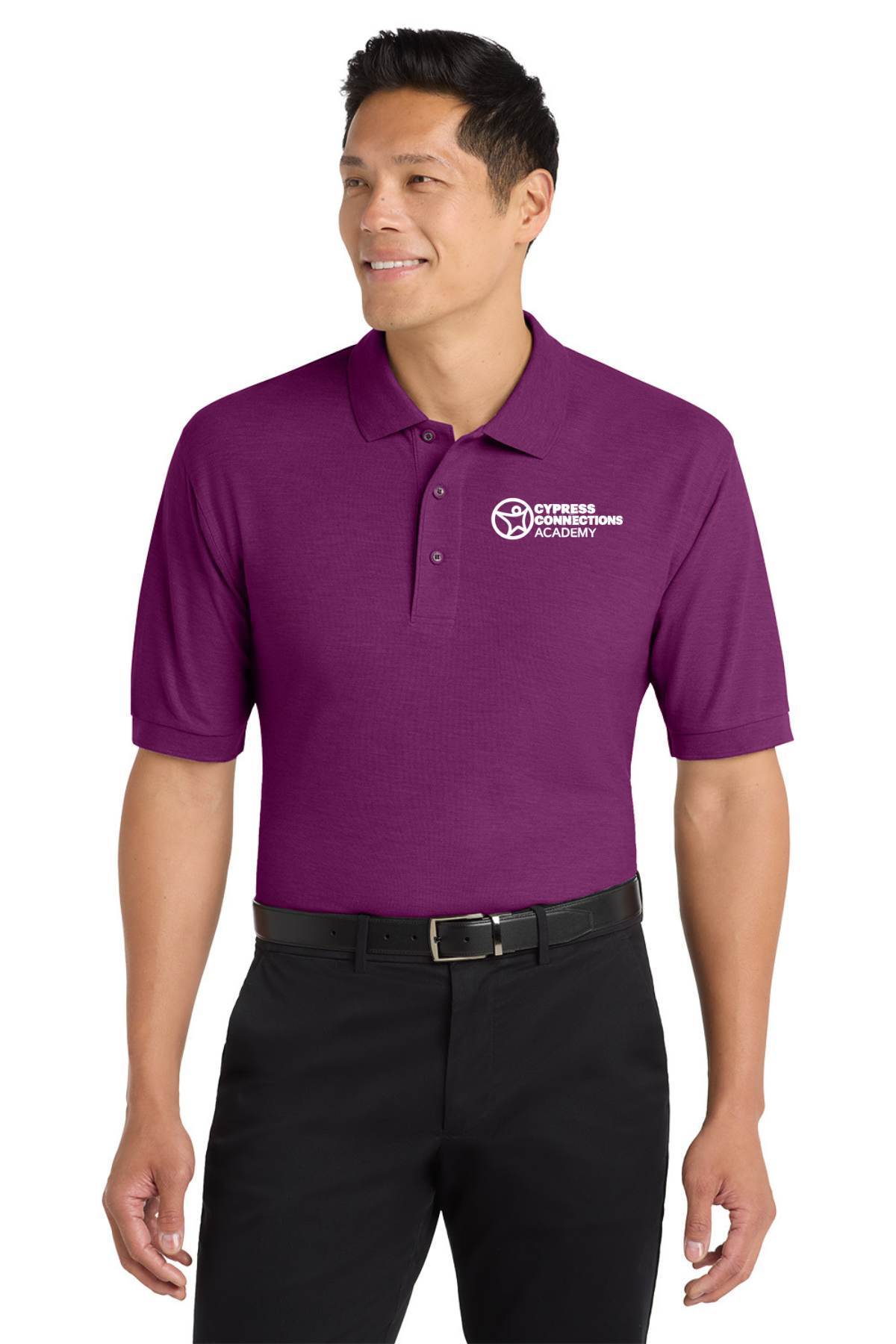Cypress Connections Academy Men's Silk Touch Polo