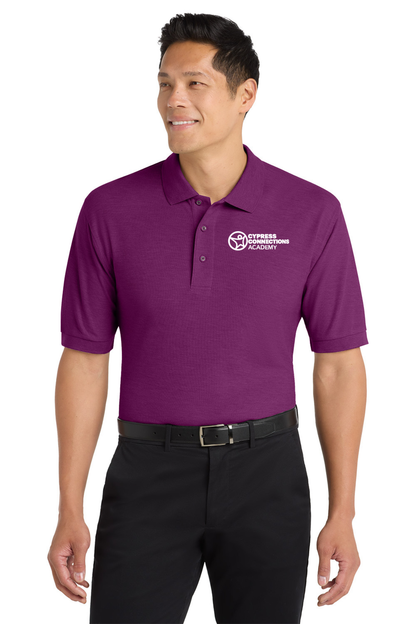 Cypress Connections Academy Men's Silk Touch Polo