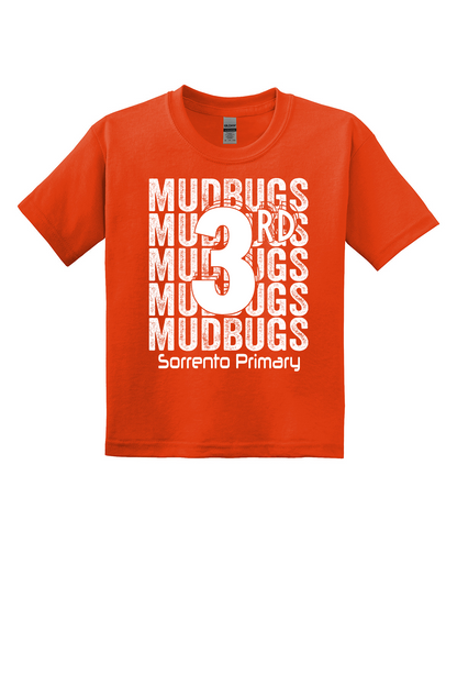 Sorrento Primary Third Grade Class Shirt - Orange