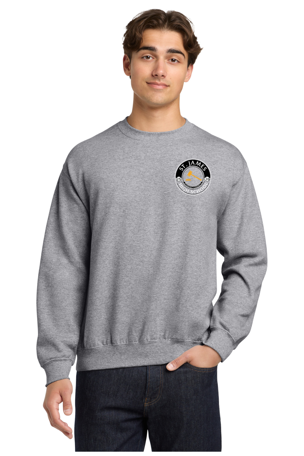 St James High Student Council Crewneck Sweatshirt