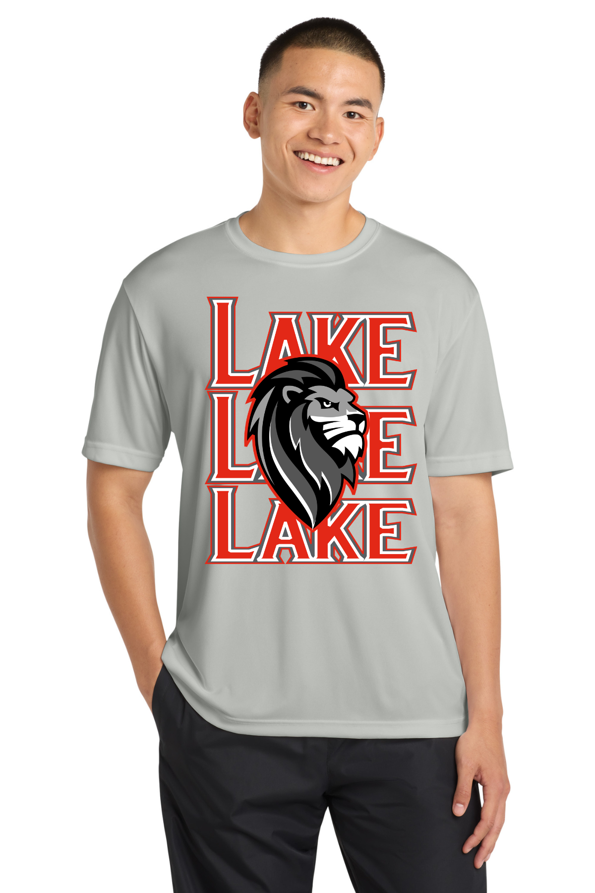 Lake Middle 6th Grade Grey Dri Fit Shirt