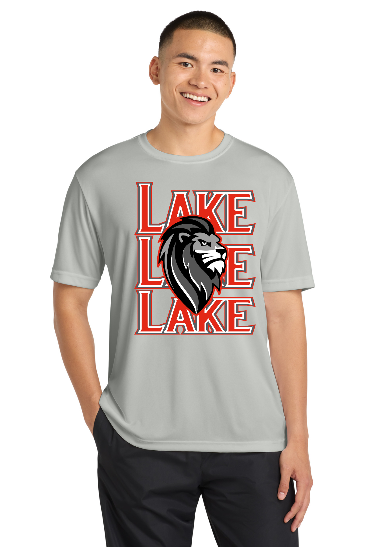Lake Middle 6th Grade Grey Dri Fit Shirt