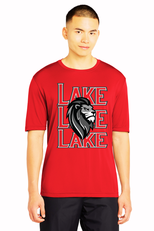 Lake Middle 7th Grade Red Dri Fit Shirt