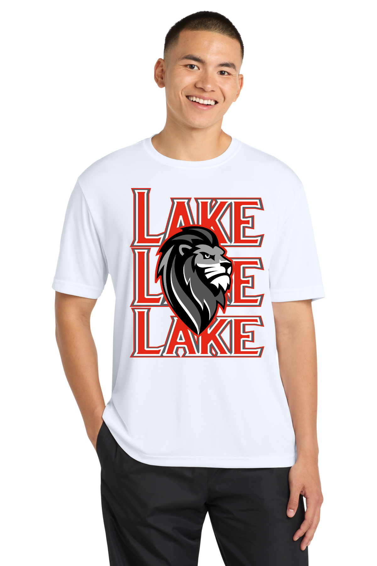 Lake Middle 8th Grade White Dri Fit Shirt