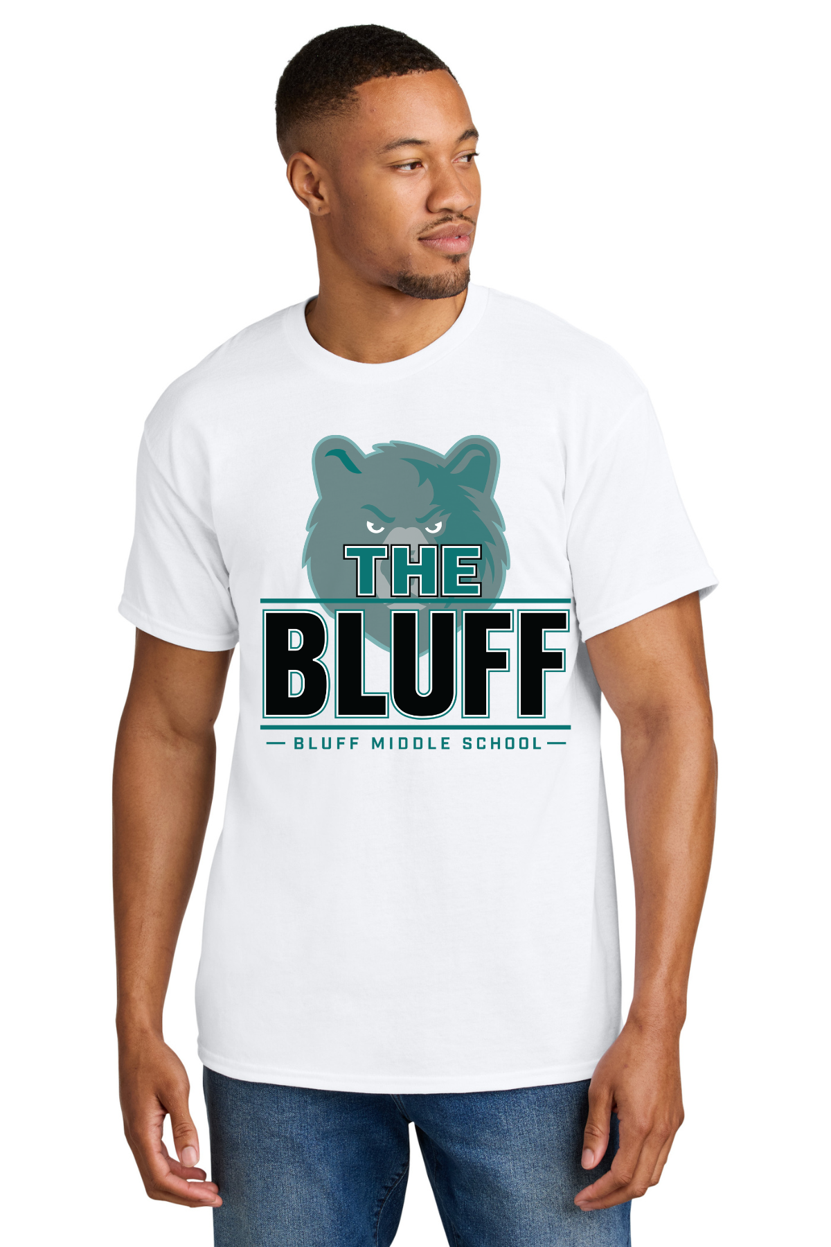 Bluff Middle Short Sleeve T Shirt - The Bluff Design