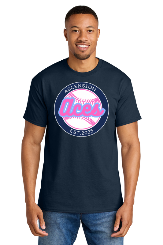 Ascension Aces Round Logo T shirt