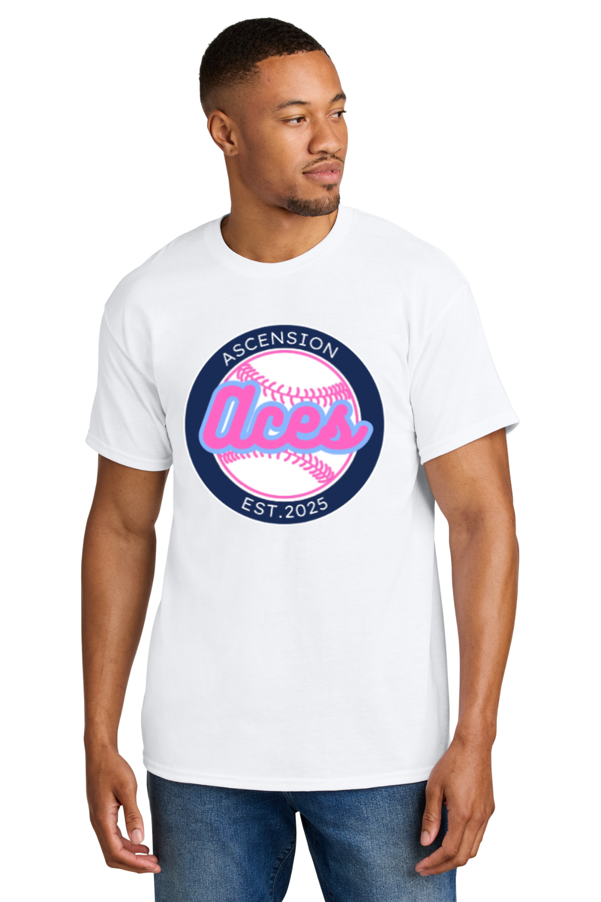 Ascension Aces Round Logo T shirt