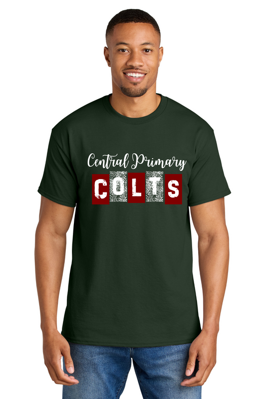 Central Primary Forest Green T Shirt (For Staff and Parents Only)