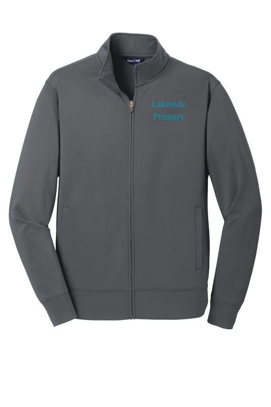 Lakeside Primary Dark Smoke Grey Full Zip Jacket
