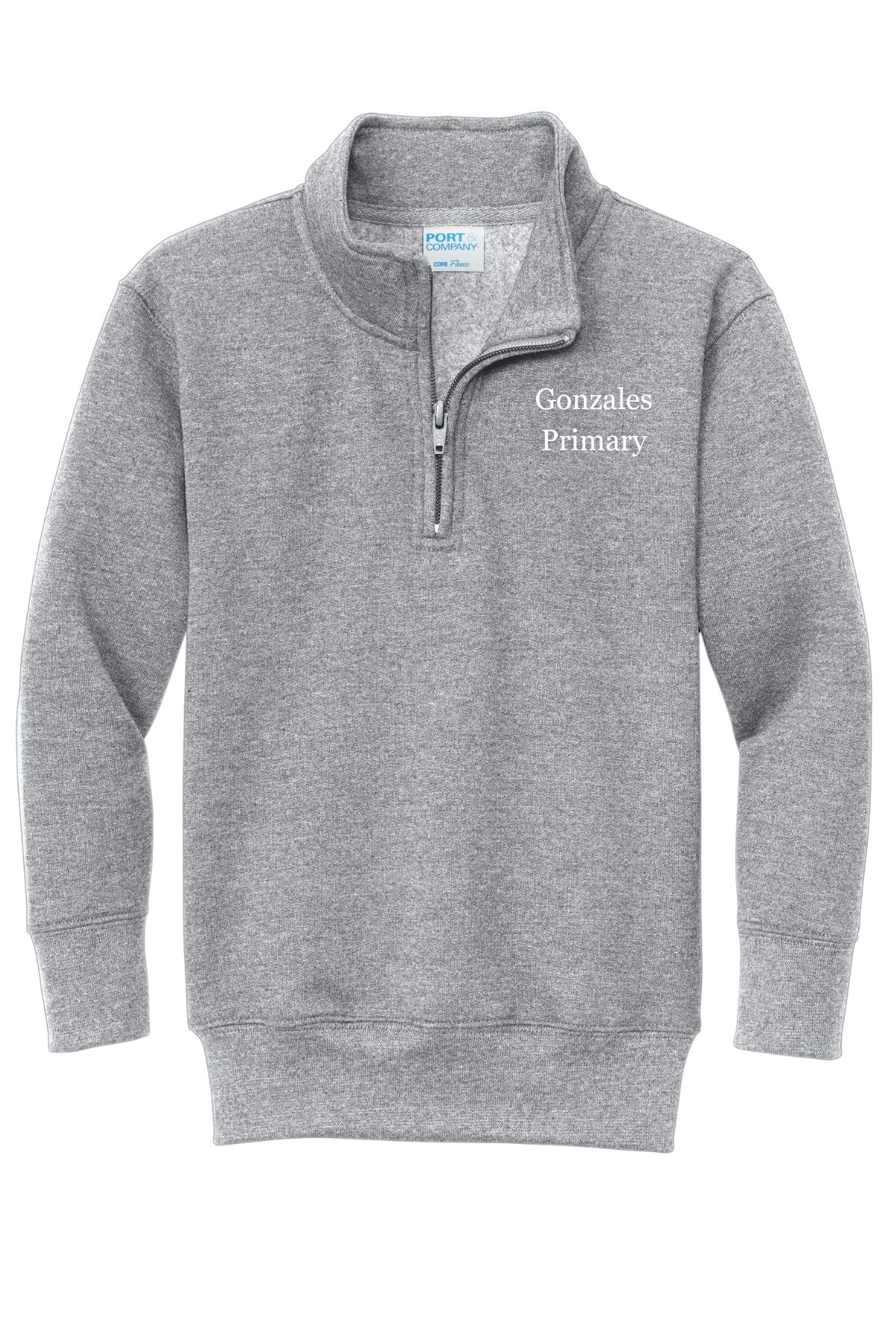 Gonzales Primary Athletic Heather Quarter Zip