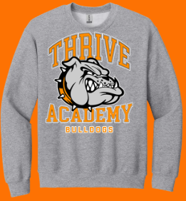 Thrive Circle Bulldog Crewneck