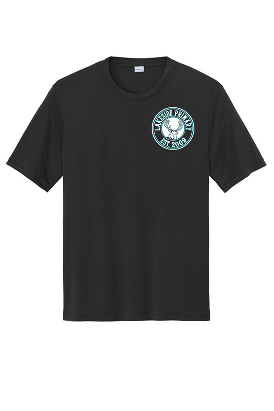 Lakeside Primary Black Dri Fit Short Sleeve T Shirt