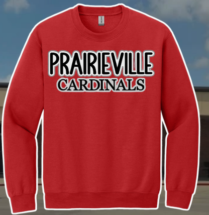 Prairieville Primary Puff Embroidered Crewneck