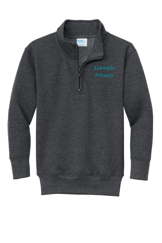 Lakeside Primary Dark Heather Quarter Zip