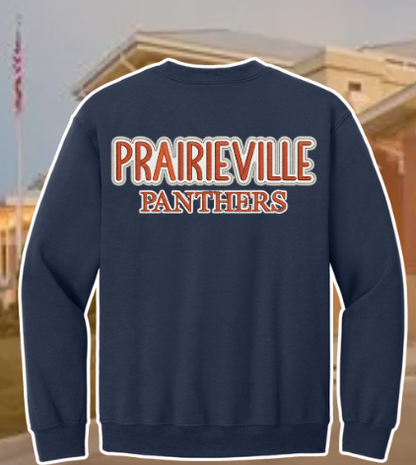 Prairieville Middle Puff Embroidered Crewneck