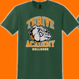 Thrive Bulldog Mascot T shirt