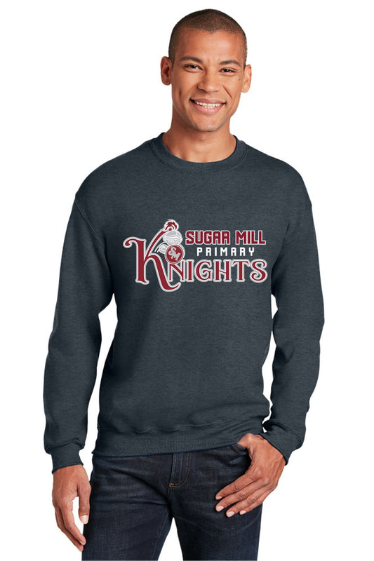 Sugar Mill Primary Dark Heather Crewneck Sweatshirt