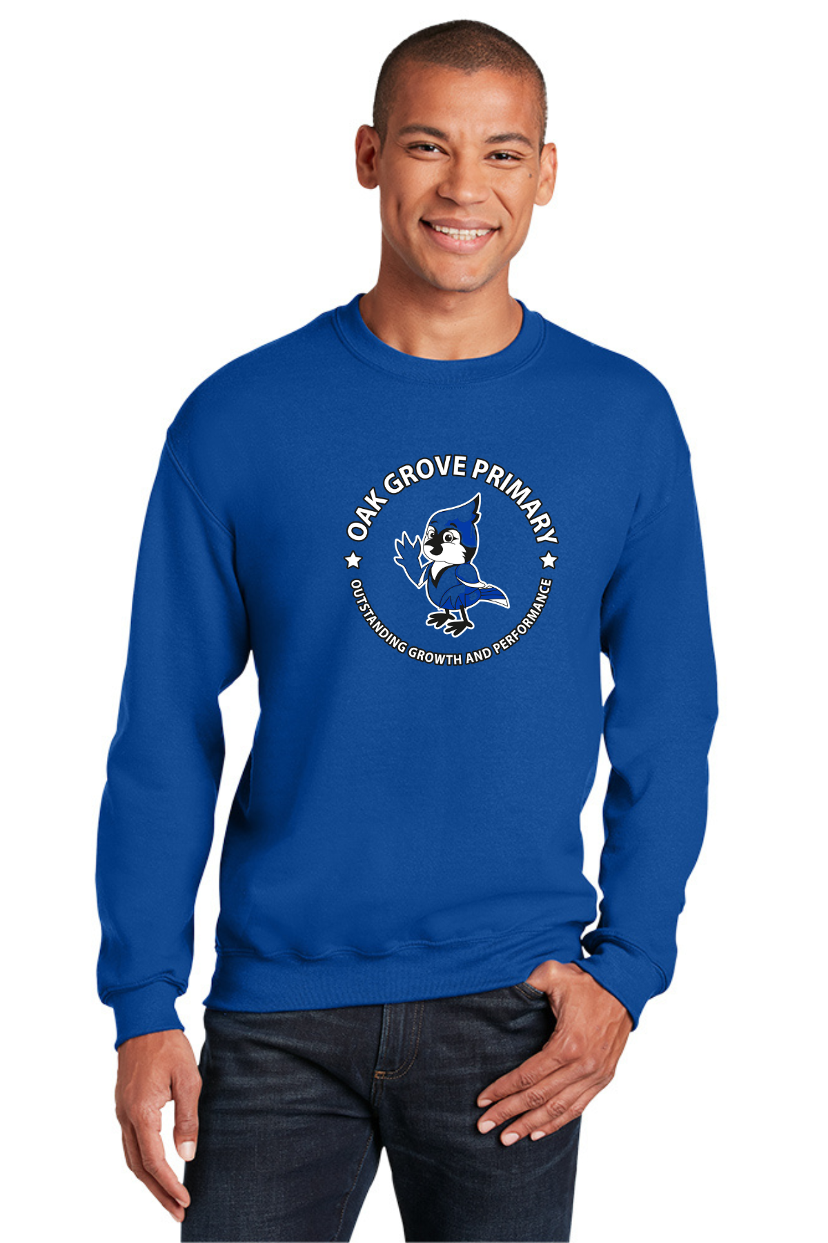 Oak Grove Primary Royal Blue Crewneck Sweatshirt