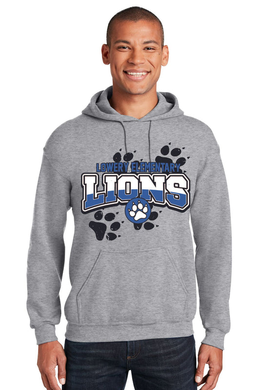Lowery Elementary Sport Grey Hooded Sweatshirt