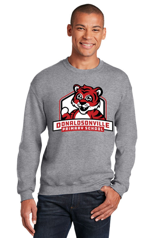 Donaldsonville Primary Sport Grey Crewneck Sweatshirt