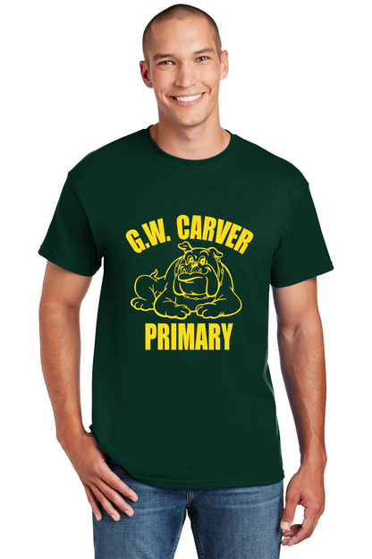 G W Carver Primary Forest Green T Shirt